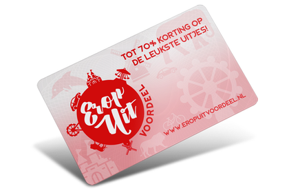 Erop Uit Voordeel Cadeaukaart (2 jaar lang toegang + €25 shoptegoed)