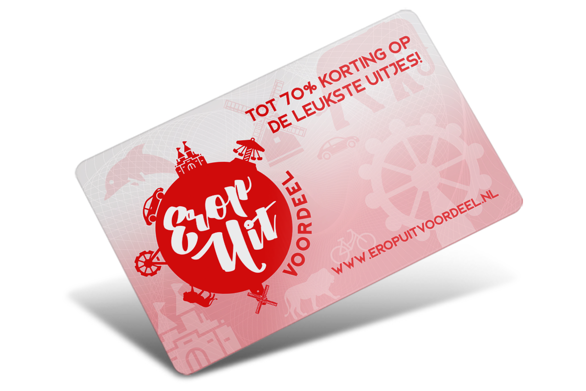 Erop Uit Voordeel Cadeaukaart (2 jaar lang toegang + €25 shoptegoed)