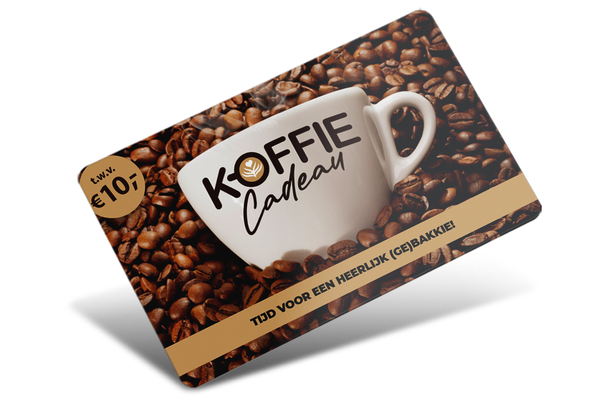 Koffiecadeaukaart t.w.v. €10 e-voucher